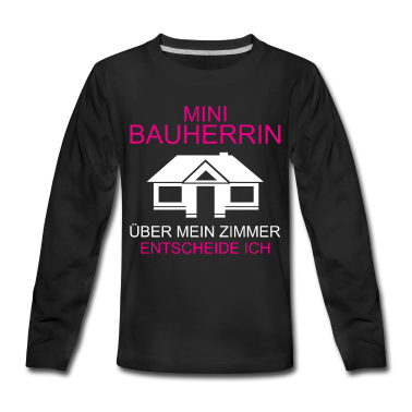 Einzug Langarmshirt - Kleine Bauherrin Geschenk Richtfest Hausbau Bau