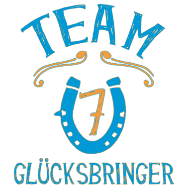 Motiv Das GLÜCKSBRINGER TEAM | Blau-Gelb