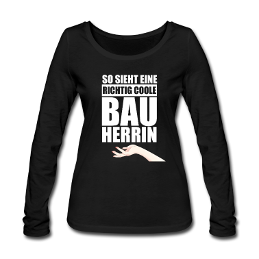 Einzug Langarmshirt - Coole Bauherrin t-shirt | Partnershirt Familie