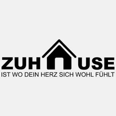 Motiv Geschenk Einzug Umzug | ZUHAUSE HERZ HAUS