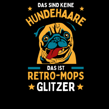Motiv Retro-Mops Hundebesitzer
