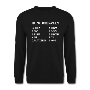 Einzug Pullover - Mops - Motiv für Mops-Besitzer