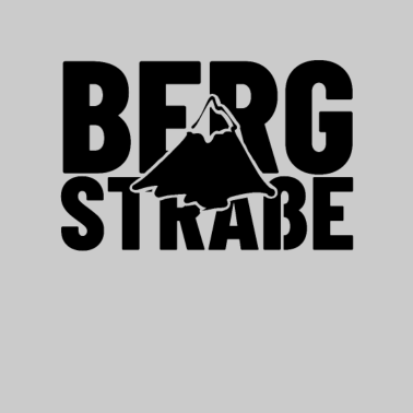 Motiv Bergstrasse Straßennamen Shirt für Anwohner