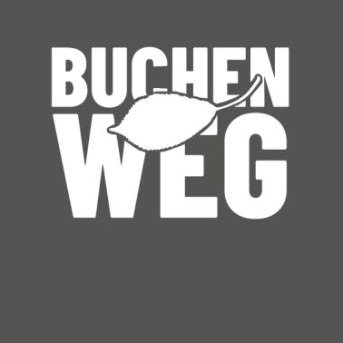 Motiv Buchenweg Straßennamen Shirt für Anwohner