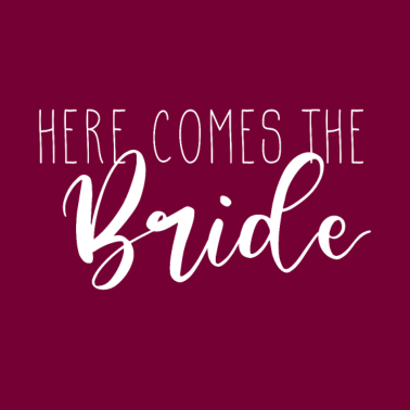 Motiv Here comes the bride