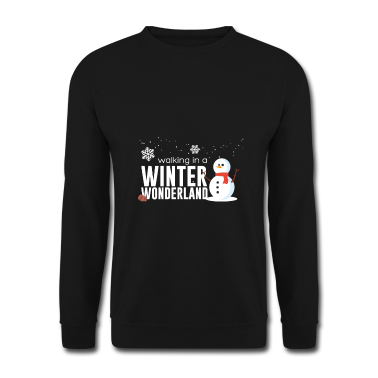 Einzug Pullover - Wandern in einem Winterwunderland