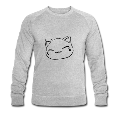 Einzug Pullover - Nemuri Neko, Schlafende Katze, schwarz