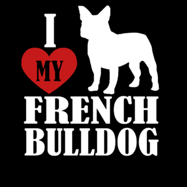 Motiv I Love Frenchbulldog Shirt