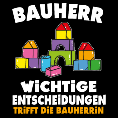 Motiv Bauherr Hausbau Geschenk zum Richtfest T-Shirt
