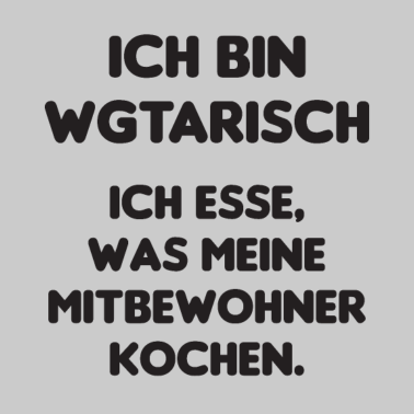 Motiv WG Vegetarisch Mitbewohner Geschenkidee Kochen