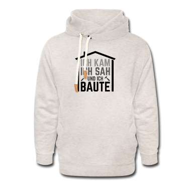 Einzug Hoodie - Ich kam ich sah und ich baute Bauherr Hausbau
