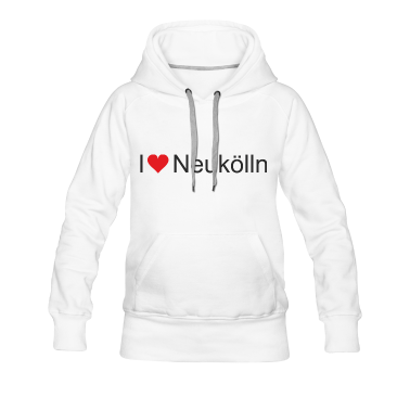 Einzug Hoodie - I love Neukölln