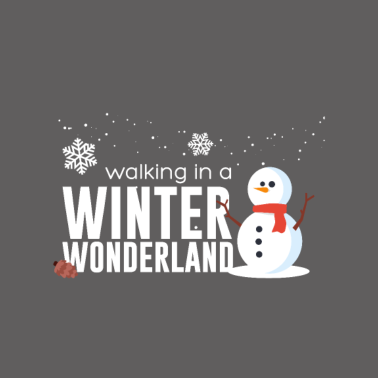 Motiv Wandern in einem Winterwunderland