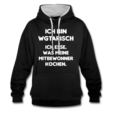 Einzug Hoodie - WG Vegetarisch Mitbewohner Geschenkidee Kochen