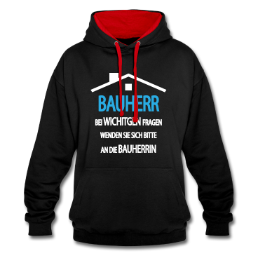 Einzug Hoodie - Bauherr Bauherrin Handwerk Haus Richtfest Geschenk