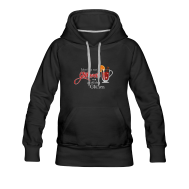 Einzug Hoodie - Ich trinke nur Glühwein von glücklichen Glühen