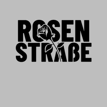Motiv Rosenstraße Straßenname Geschenk Straßennamen