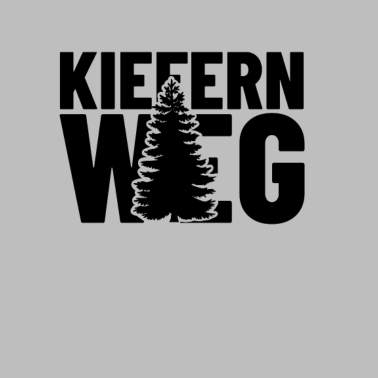 Motiv Kiefernweg Straßennamen Shirt für Anwohner