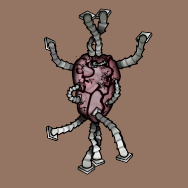 Motiv Herz-Maschine | Zukunft, Roboter & Biotechnologie