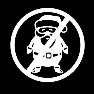 Motiv Ugly Christmas - Santa Claus - Verbot -Weihnachten