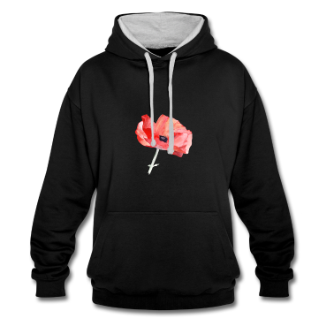 Einzug Hoodie - Mohn – ein Bote des Sommers
