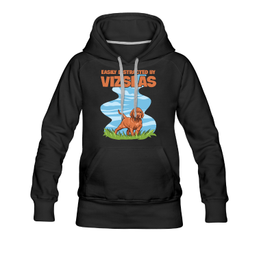 Einzug Hoodie - Vizsla Design für einen Magyar Vizsla Fan