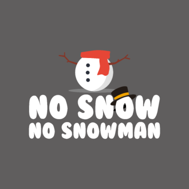 Motiv Kein Schnee - kein Schneemann