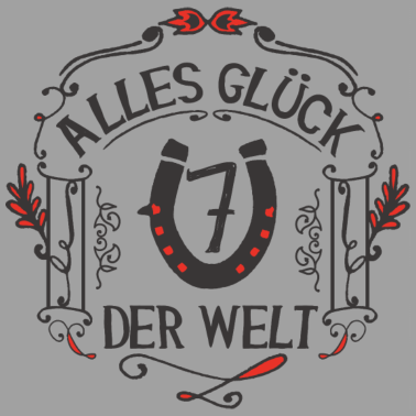 Motiv GLÜCKSBRINGER - Alles Glück der Welt | Rot-Schwarz