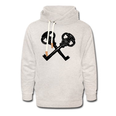 Einzug Hoodie - Antik Vintage Retro Wappen Schlüssel Motiv