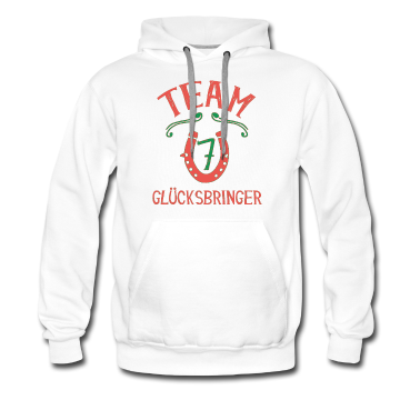 Einzug Hoodie - Das GLÜCKSBRINGER TEAM | Rot-Grün