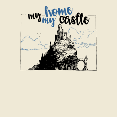 Motiv My home is my castle - Bauherr - Richtfest