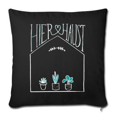 Einzug Kissenbezug - Haus | Hier haust | Name personalisiert | Einzug