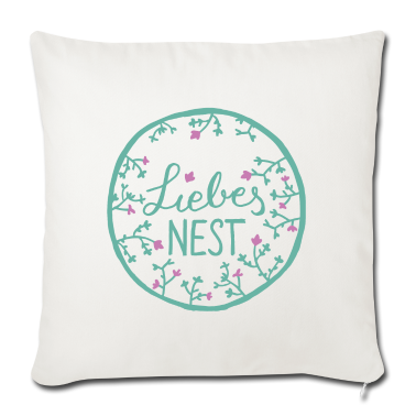 Einzug Kissenbezug - Liebesnest | mit Name bedrucken | Einzug, Hochzeit