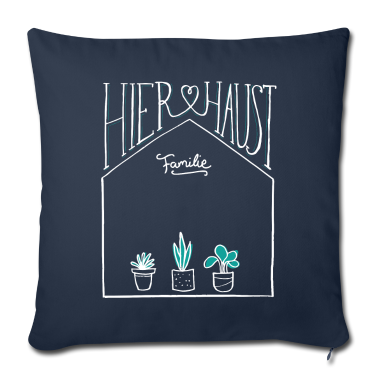 Einzug Kissenbezug - Haus | Familie | Name personalisiert | Einzug