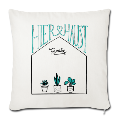 Einzug Kissenbezug - Haus | Familie | Name personalisiert | Einzug