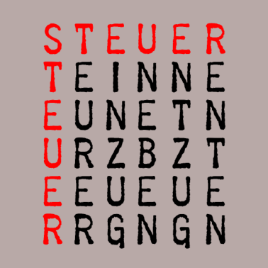 Motiv Steuer Politik Rätsel Teuer Einzug Renten Entzug