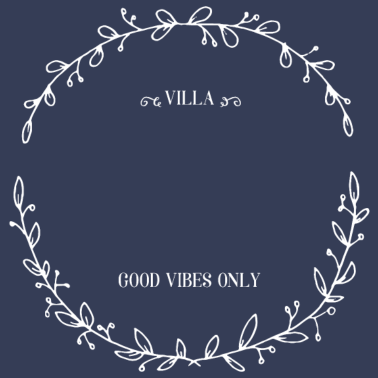 Motiv Kranz | Villa | mit Namen bedrucken (kurz)