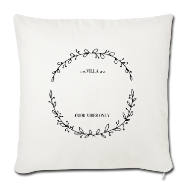 Einzug Kissenbezug - Kranz | Villa | mit Namen bedrucken (kurz)