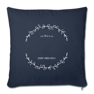 Einzug Kissenbezug - Kranz | Villa | mit Namen bedrucken (lang)