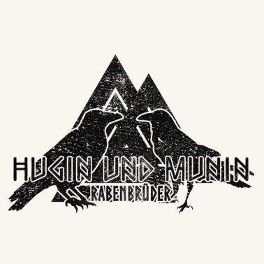 Motiv Rabenbrueder Hugin und Munin Odin Wotan