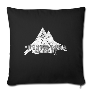 Einzug Kissenbezug - Rabenbrüder Hugin und Munin Odin
