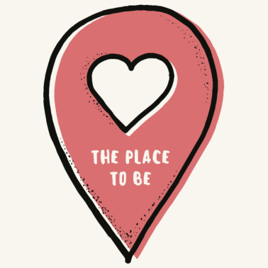 Motiv Standort | the place to be | Koordinaten eingeben