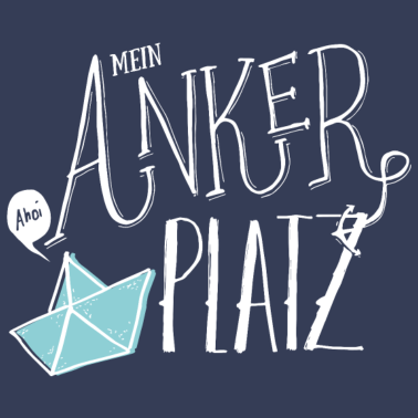 Motiv MEIN Ankerplatz | Heimathafen | weiss