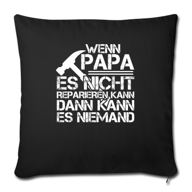 Einzug Kissenbezug - Papa hilft!
