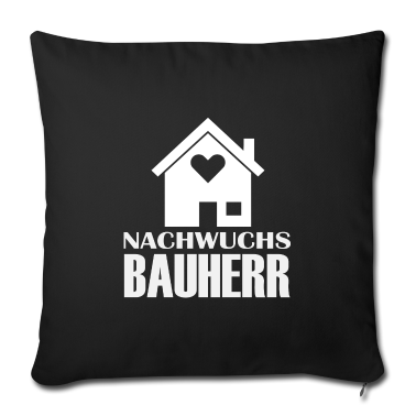 Einzug Kissenbezug - Nachwuchs Bauherr Kind Baby Geschenk