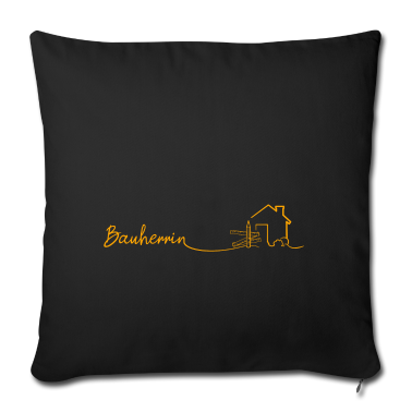 Einzug Kissenbezug - Bauherrin vom Einfamilienhaus