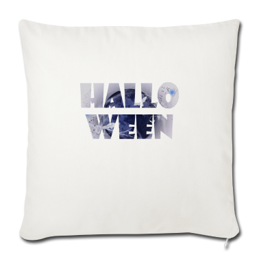 Einzug Kissenbezug - Halloween Schriftzug Gruselmond