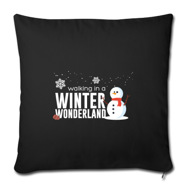 Einzug Kissenbezug - Wandern in einem Winterwunderland