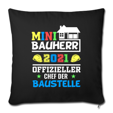 Einzug Kissenbezug - Bauherr 2021 Sohn Junior Chef Baustelle Geschenk