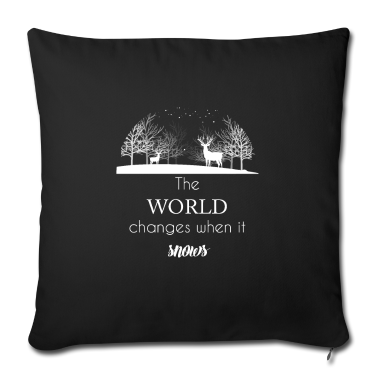 Einzug Kissenbezug - Die Welt verändert sich, wenn es schneit